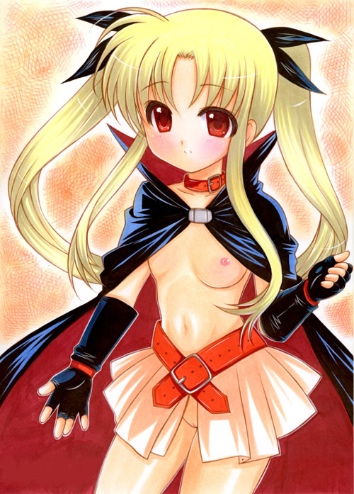 fate testarossa (lyrical nanoha and 1 more) drawn by takamura_kazuki