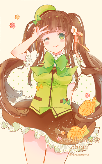 ujimatsu chiya (gochuumon wa usagi desu ka?) drawn by komomo_(rorocomomo)