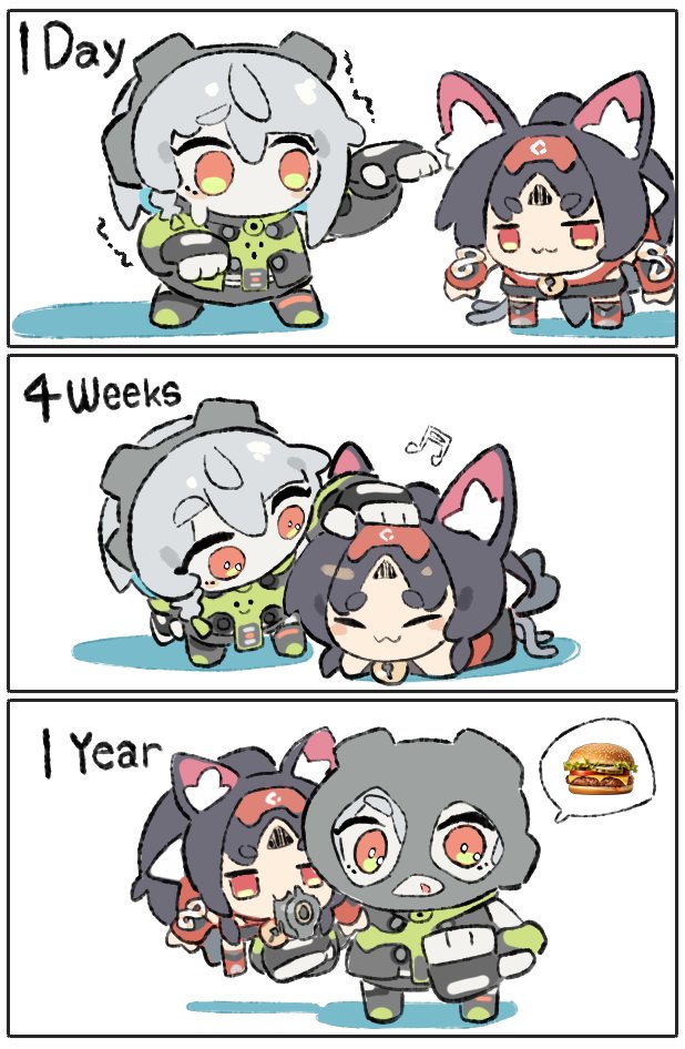 anby demara and nekomiya mana (zenless zone zero) drawn by sima_(exavalon00)