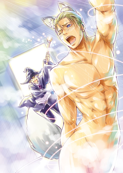 united kingdom and germany (axis powers hetalia) drawn by omega_2-d