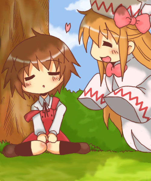 lily white and yuno (touhou and 1 more) drawn by toto_(hitori_othello)