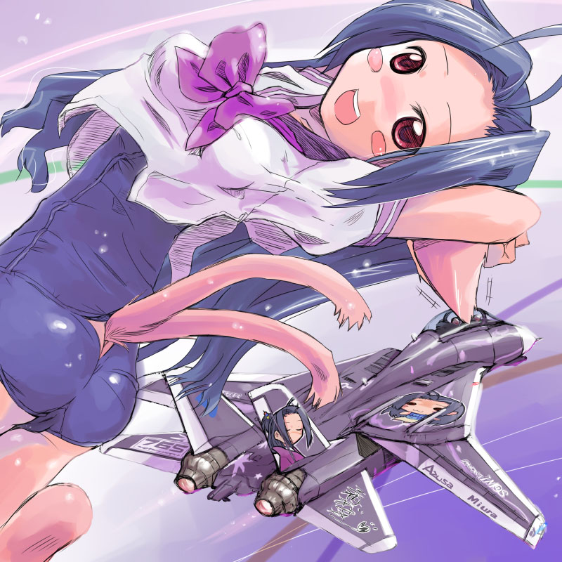 miura azusa (idolmaster and 2 more) drawn by mtr