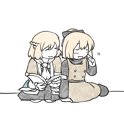 mizuhashi parsee and kurodani yamame (touhou) drawn by sabakan_(iizuka48)