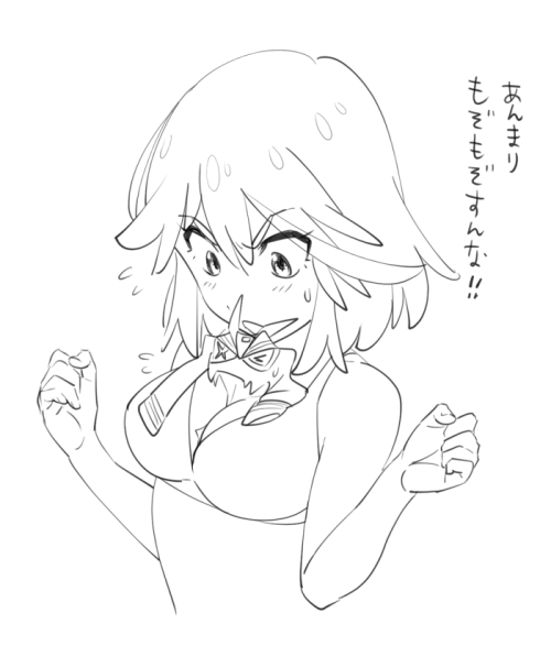 matoi ryuuko and senketsu (kill la kill) drawn by o-nashi_neko