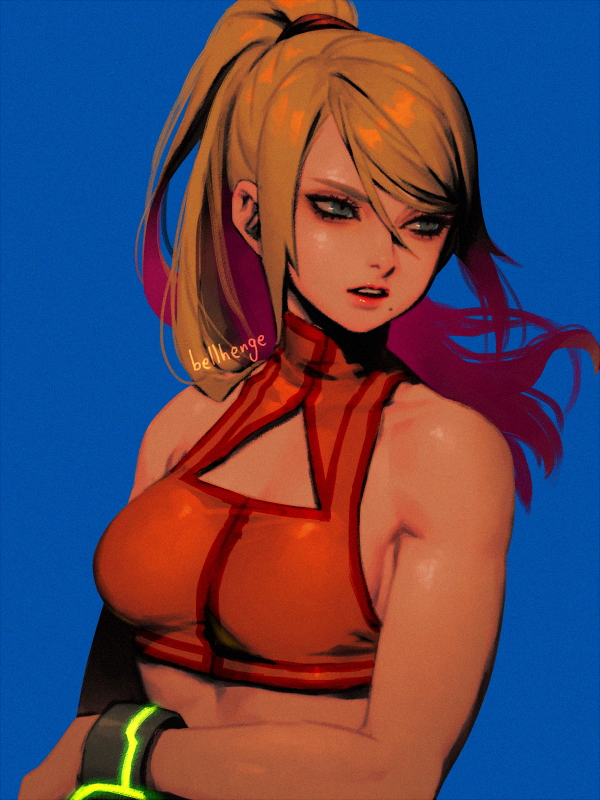 samus aran (super smash bros. and 1 more) drawn by bellhenge