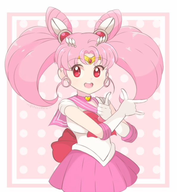 chibi usa and sailor chibi moon (bishoujo senshi sailor moon and 1 more) drawn by chocomiru