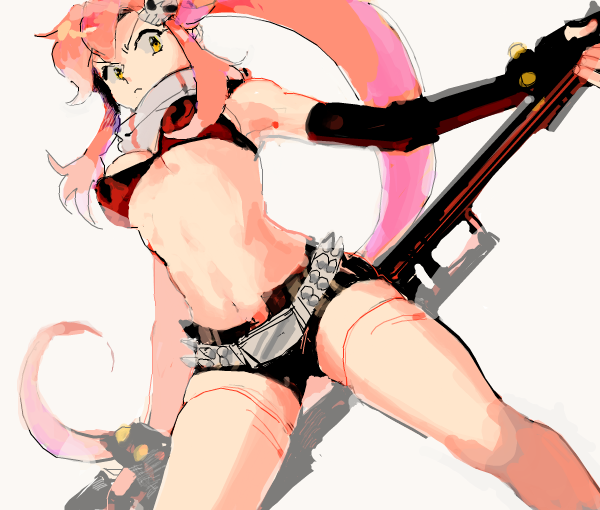 yoko littner (tengen toppa gurren lagann) drawn by hira