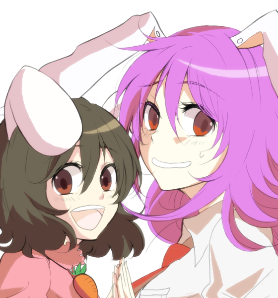 reisen udongein inaba and inaba tewi (touhou) drawn by 309_(brazing-star)