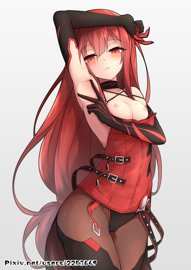 elesis and crimson avenger (elsword) drawn by waero