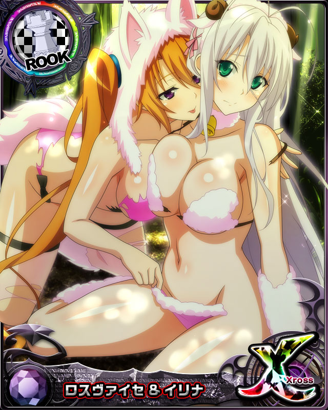 rossweisse and shidou irina (high school dxd and 2 more)