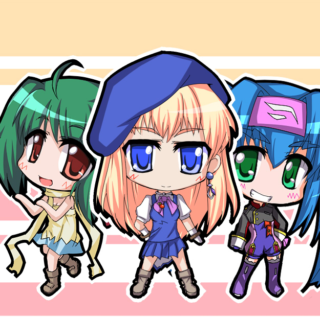 sheryl nome, ranka lee, and klan klein (macross and 1 more)