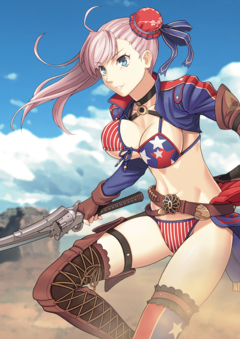miyamoto musashi (fate and 1 more) drawn by norizou