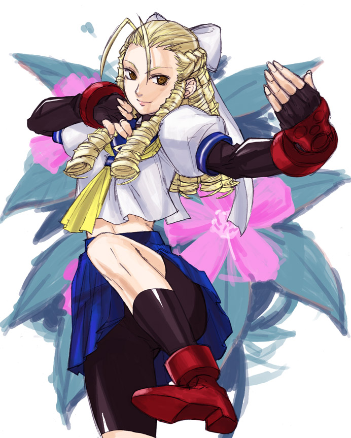 kasugano sakura and kanzuki karin (street fighter and 1 more) drawn by tetsu_(kimuchi)