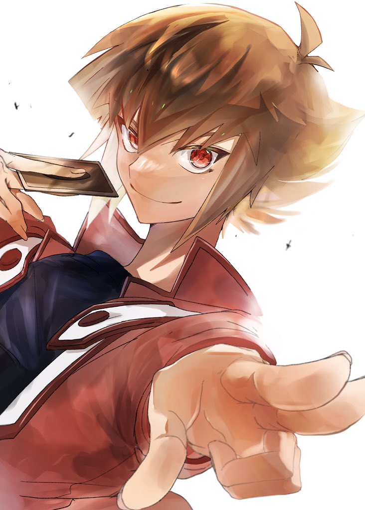yuki judai (yu-gi-oh! and 1 more) drawn by deba247_ygo