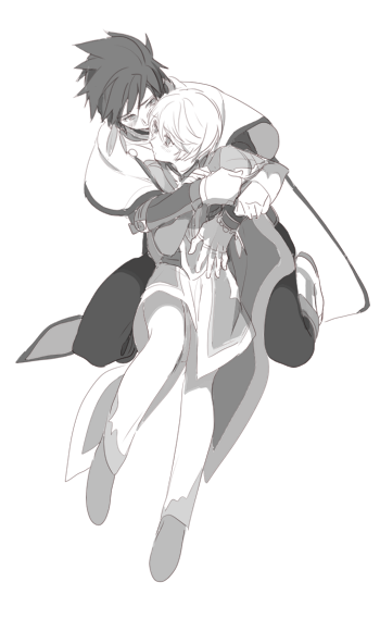 sorey and mikleo (tales of and 1 more) drawn by meshi_yori_yado