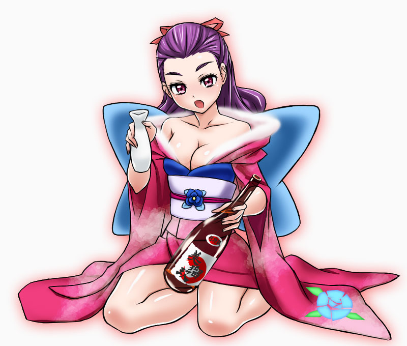 mimino kurumi and milk (precure and 2 more) drawn by hajime_(caramel_toone)