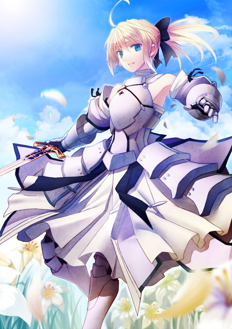 artoria pendragon and saber lily (fate and 1 more) drawn by pen_(steelleets)