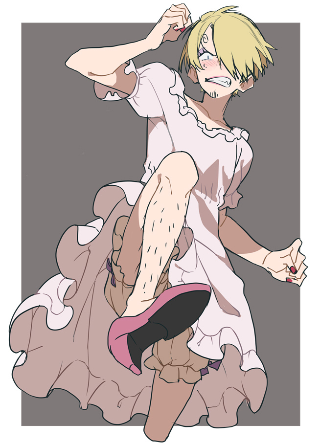 sanji (one piece) drawn by chibisuke