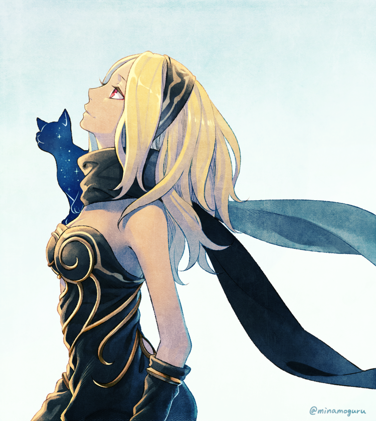 kitten and dusty (gravity daze and 1 more) drawn by minamoguru
