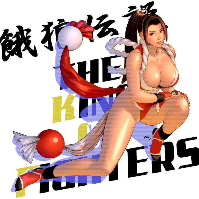 shiranui mai (the king of fighters and 1 more) drawn by wakino_keibun
