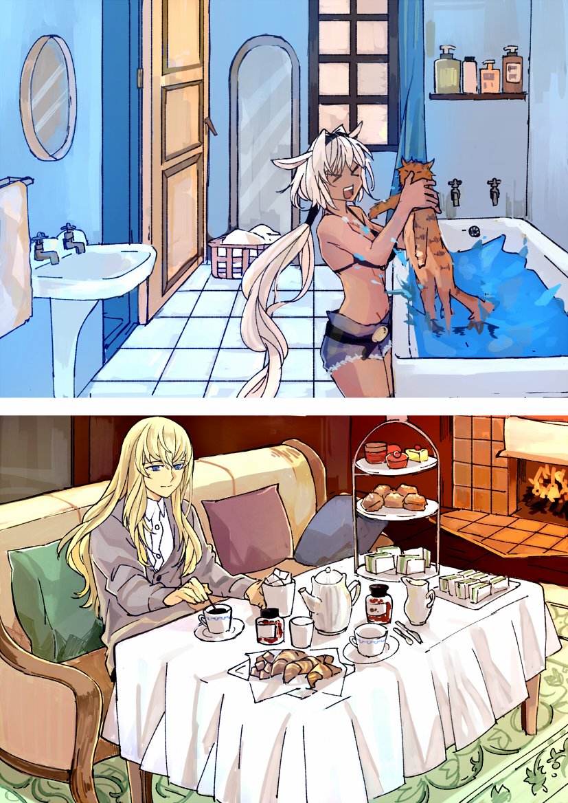 caenis and kirschtaria wodime (fate and 1 more) drawn by tsengyun