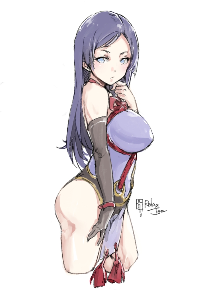minamoto no raikou (fate and 1 more) drawn by relaxjon