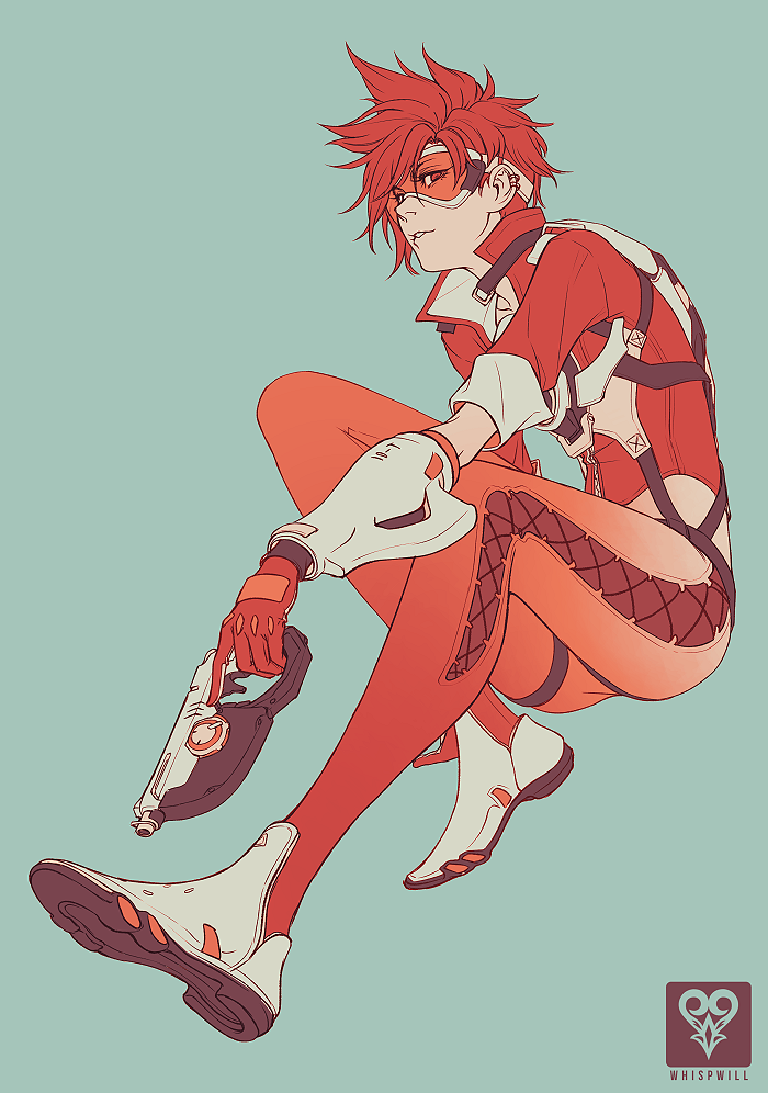 tracer (overwatch and 1 more) drawn by whispwill