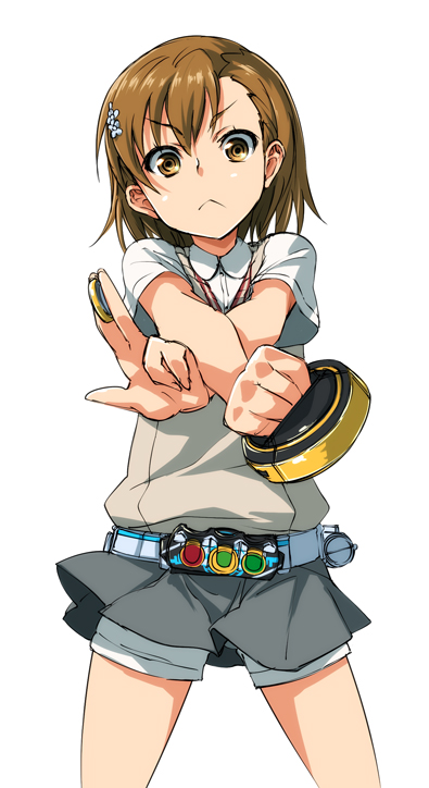 misaka mikoto (toaru majutsu no index and 3 more) drawn by nekomamire