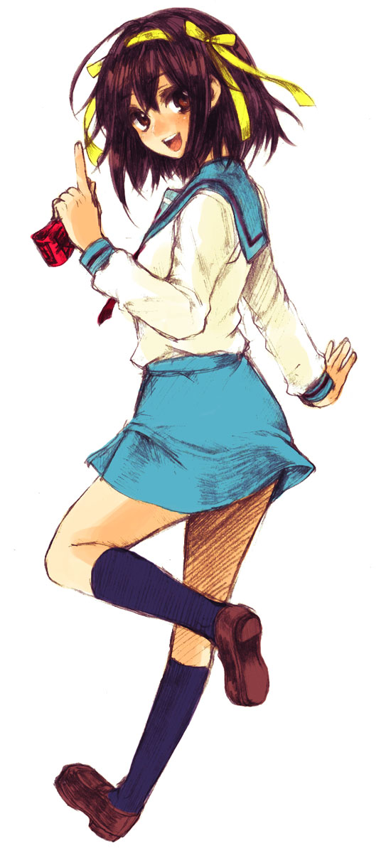 suzumiya haruhi (suzumiya haruhi no yuuutsu) drawn by usaki_(ama)
