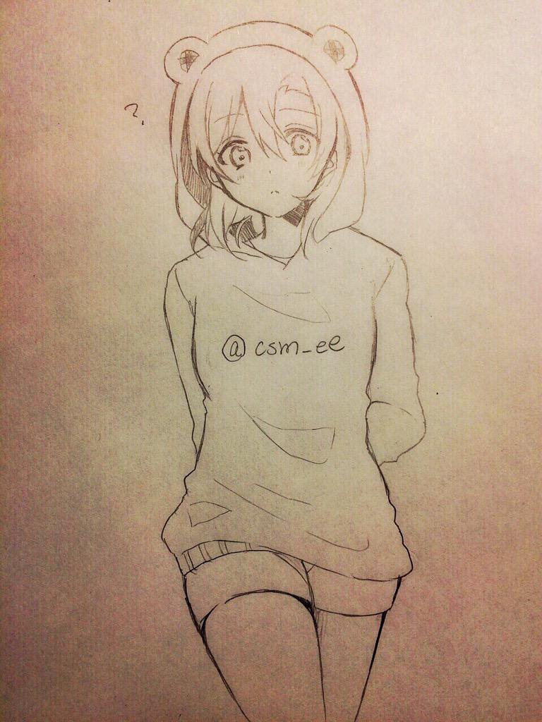 kosaka honoka (love live! and 1 more) drawn by chisumi