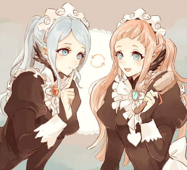 felicia and flora (fire emblem and 1 more) drawn by iriya_(lonesome)