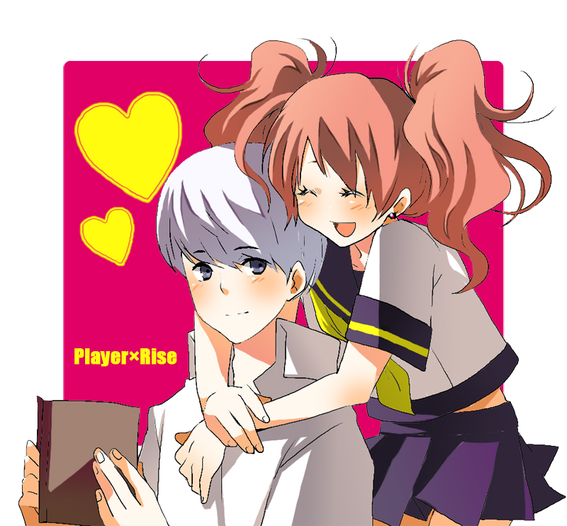 narukami yu and kujikawa rise (persona and 1 more) drawn by yui_(marine-drive)