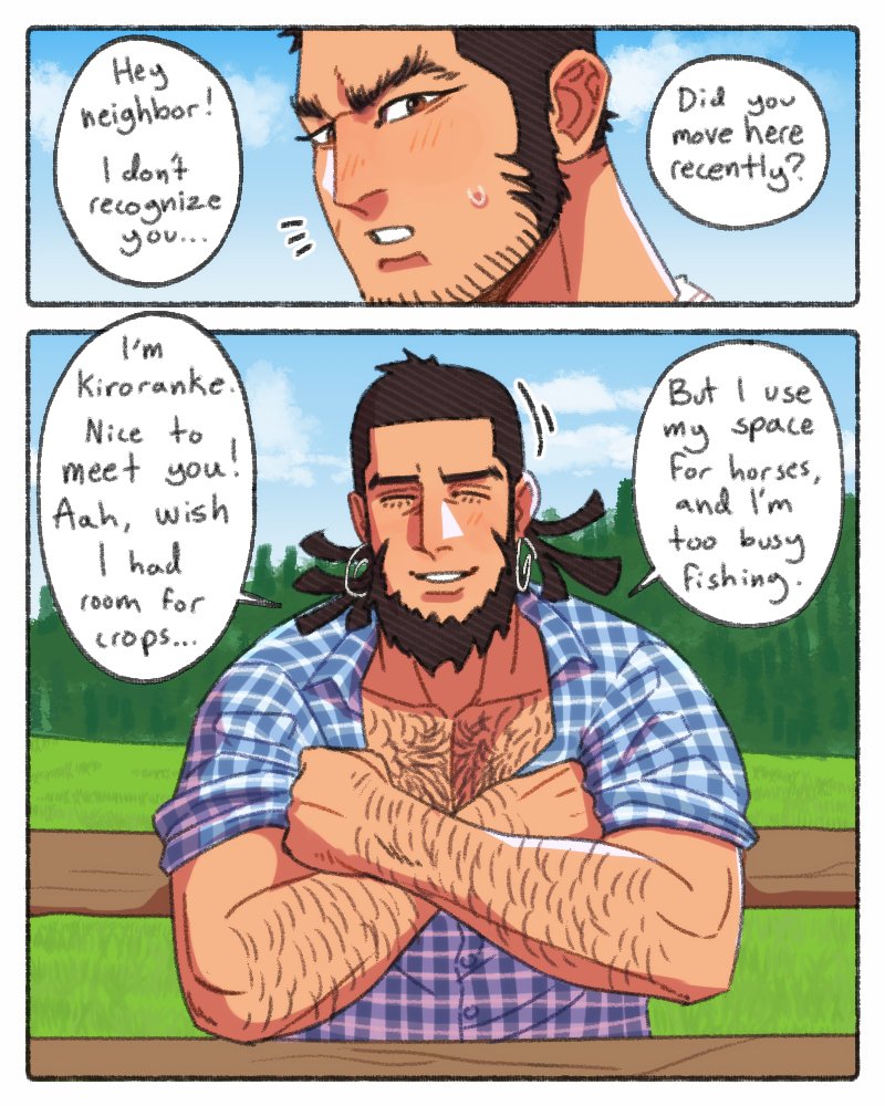 tanigaki genjirou and kiroranke (golden kamuy) drawn by foazycozy