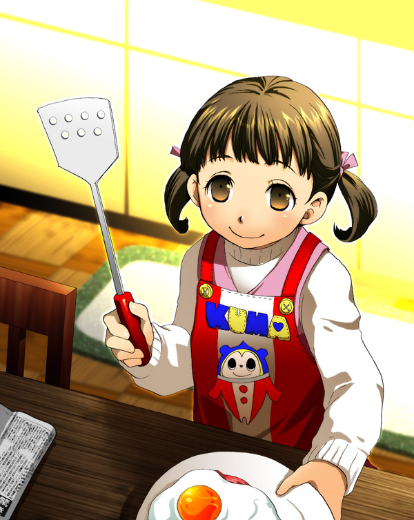 kuma and doujima nanako (persona and 1 more) drawn by mgk968