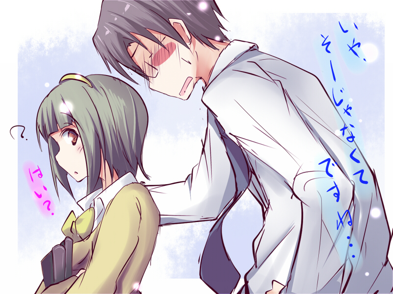 producer and otonashi kotori (idolmaster) drawn by natsu_(anta_tte_hitoha)