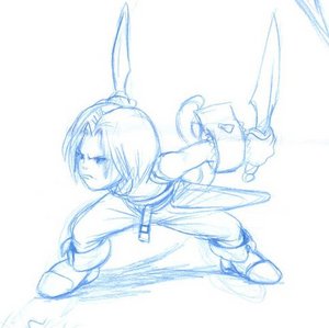 zidane tribal (final fantasy and 2 more) drawn by cs-zero