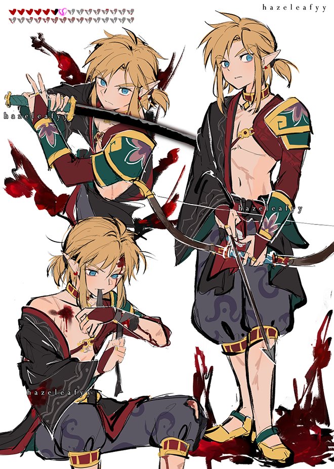 link (the legend of zelda and 1 more) drawn by hazeleafyy