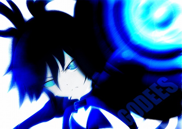 black rock shooter (black rock shooter) drawn by godees
