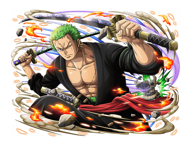 roronoa zoro (one piece and 1 more)