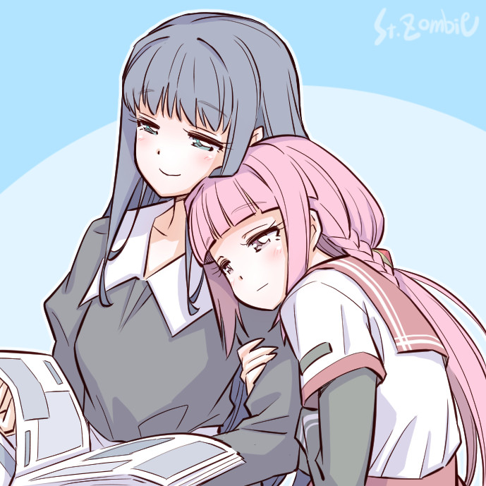 tamaki iroha and nanami yachiyo (mahou shoujo madoka magica and 1 more) drawn by studiozombie