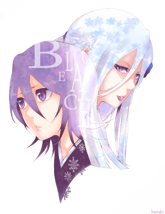 kuchiki rukia and sode no shirayuki (bleach and 1 more) drawn by souno_kazuki
