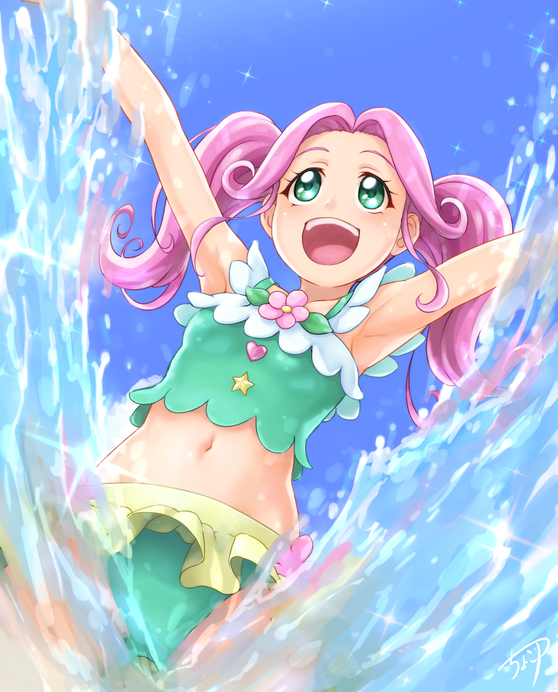 hanami kotoha (precure and 1 more) drawn by chocokin