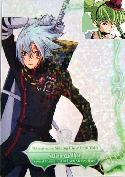 c.c. and allen walker (code geass and 1 more)