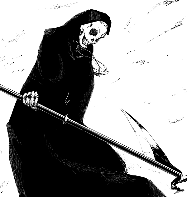 death and grim reaper drawn by sousou_(sousouworks)