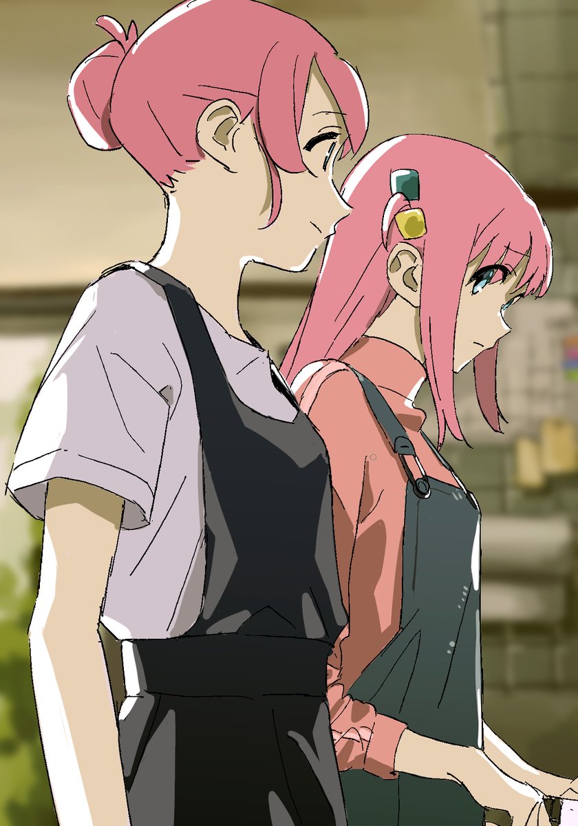gotoh hitori and gotoh michiyo (bocchi the rock!) drawn by amechan194265