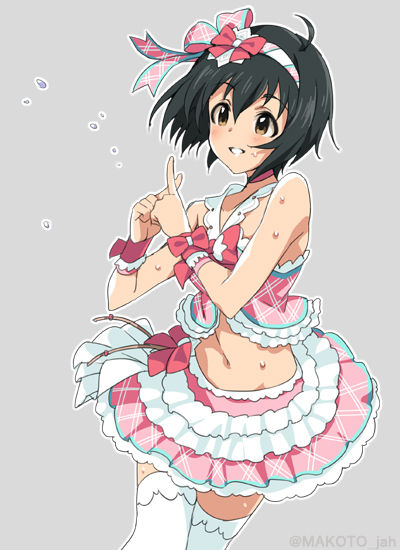 kohinata miho (idolmaster and 1 more) drawn by mizuki_makoto