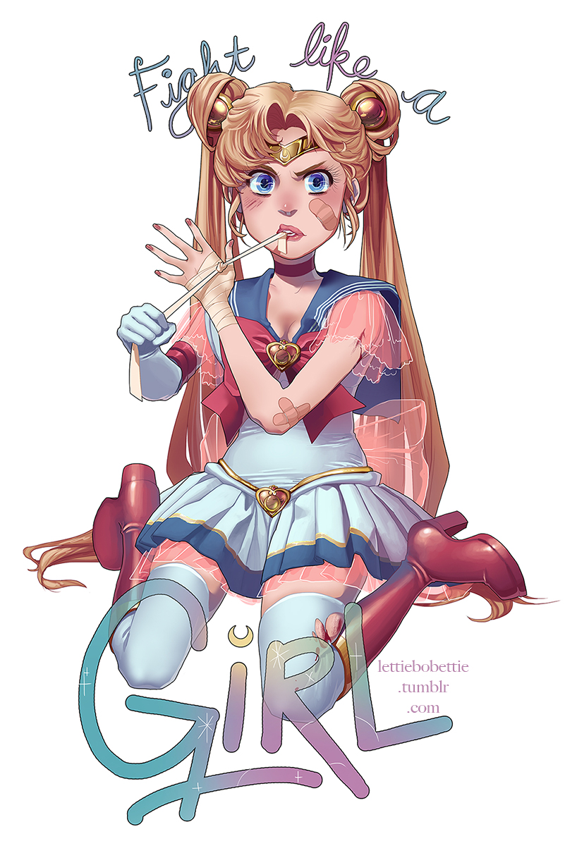 tsukino usagi, sailor moon, and super sailor moon (bishoujo senshi sailor moon and 1 more) drawn by colette_(lettiebobettie)