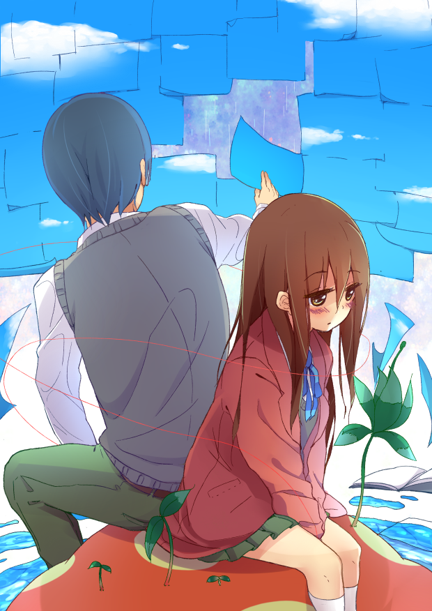 awara chikako and uozomi (ga geijutsuka art design class) drawn by beiruto