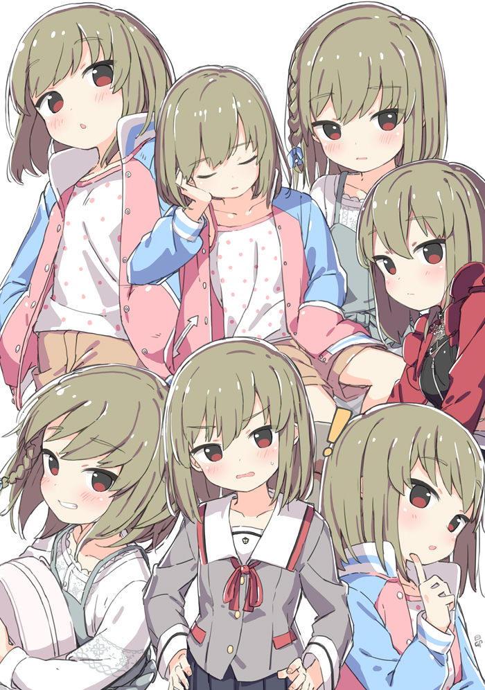 nagayoshi subaru (idolmaster and 2 more) drawn by kuresuku_(lessons)