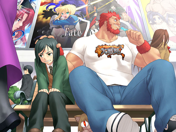 artoria pendragon, saber, arcueid brunestud, waver velvet, emiya kiritsugu, and 9 more (fate and 8 more) drawn by zen_(kamuro)